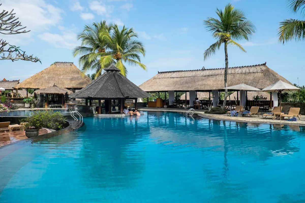 Resort vacacional con vista al mar